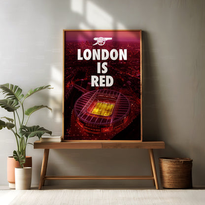 Arsenal 'London Is Red' Poster