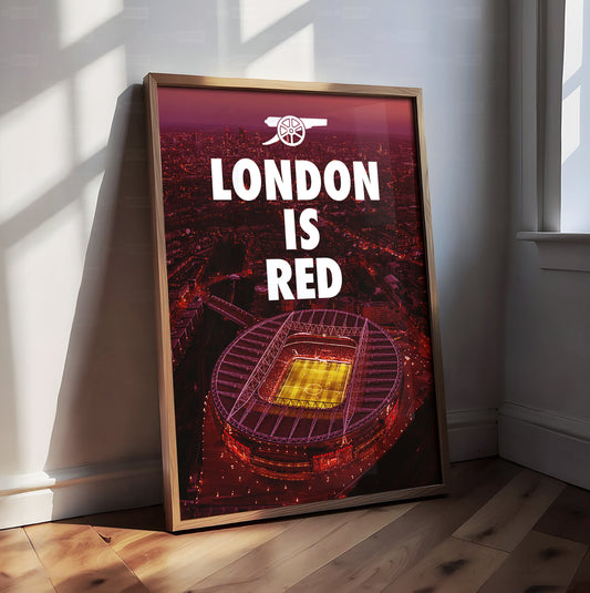 Arsenal 'London Is Red' Poster