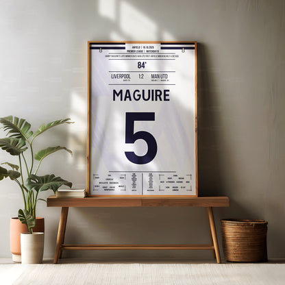 Harry Maguire Shirt Poster
