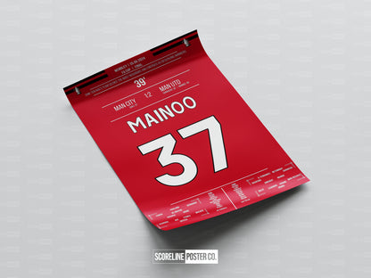 Kobbie Mainoo Shirt Poster