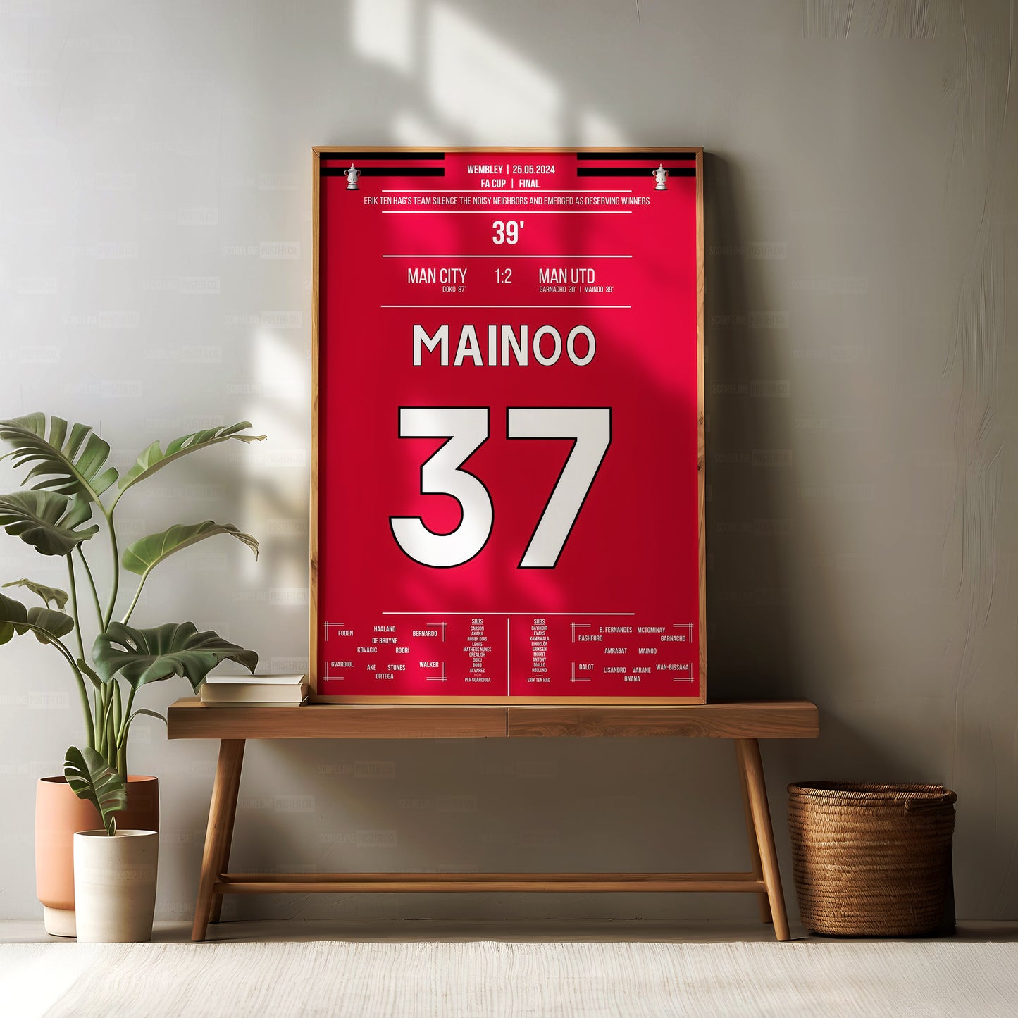 Kobbie Mainoo Shirt Poster