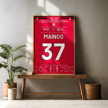 Kobbie Mainoo Shirt Poster