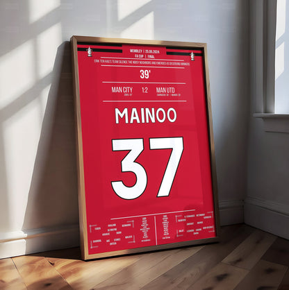 Kobbie Mainoo Shirt Poster