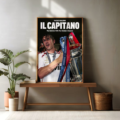 Paolo Maldini 'Il Capitano' Poster