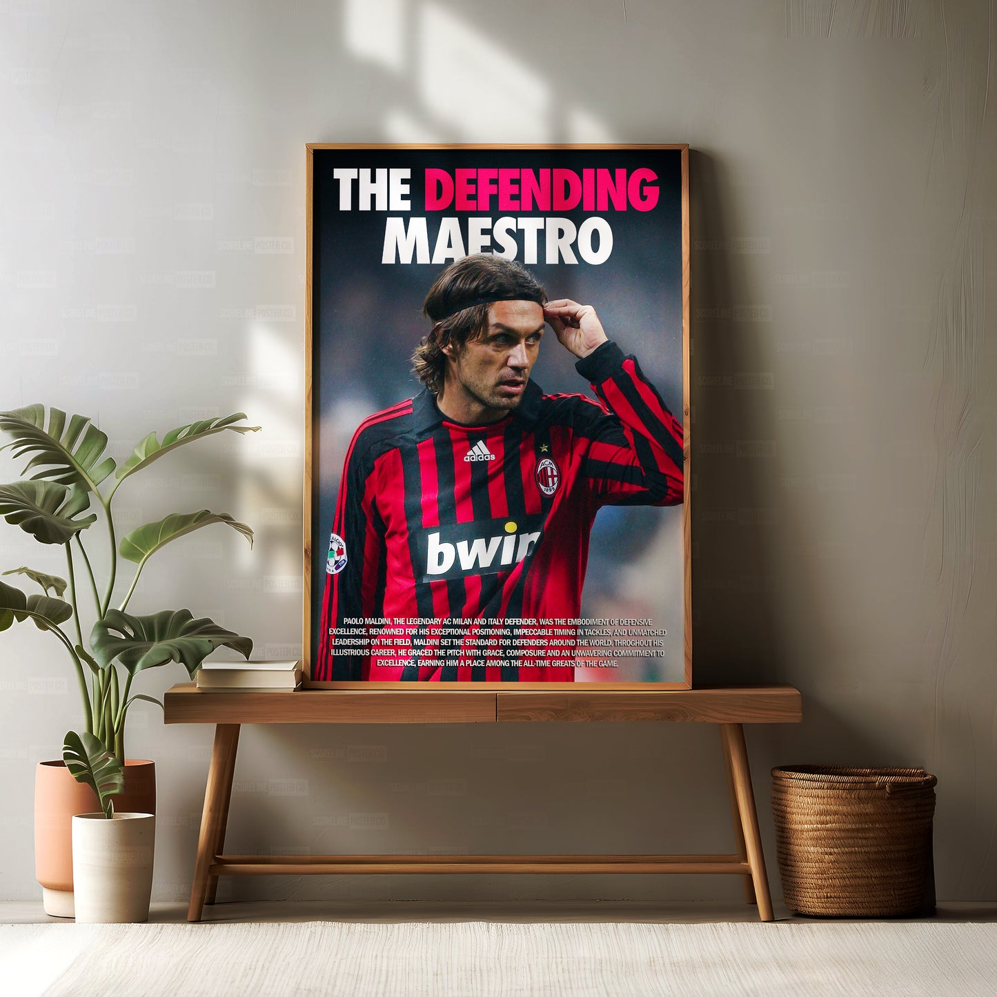 Paolo Maldini 'Defending Maestro' Poster