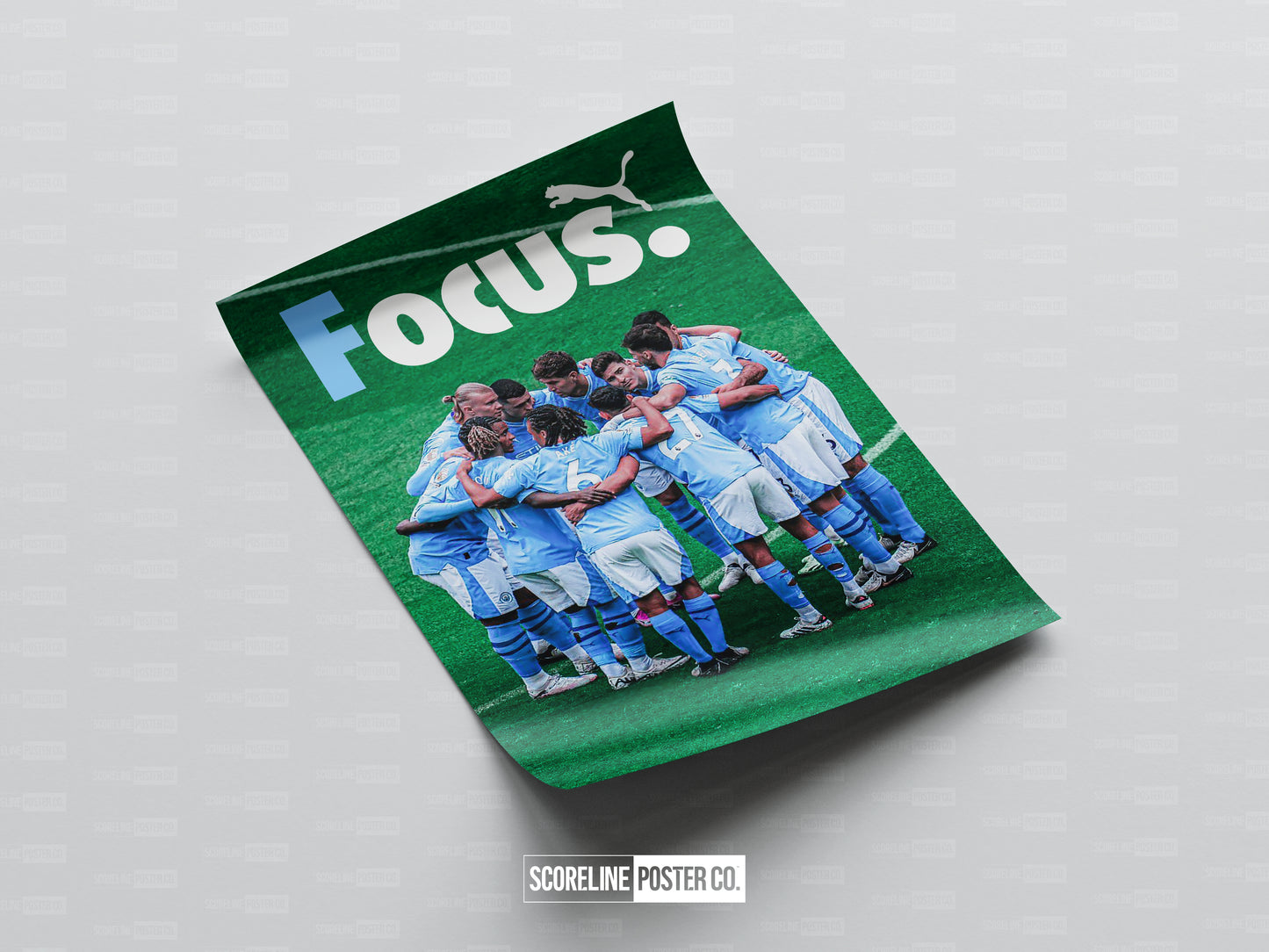 Manchester City 'Focus' Poster