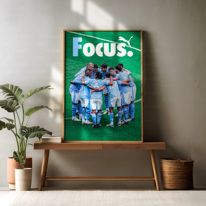 Manchester City 'Focus' Poster