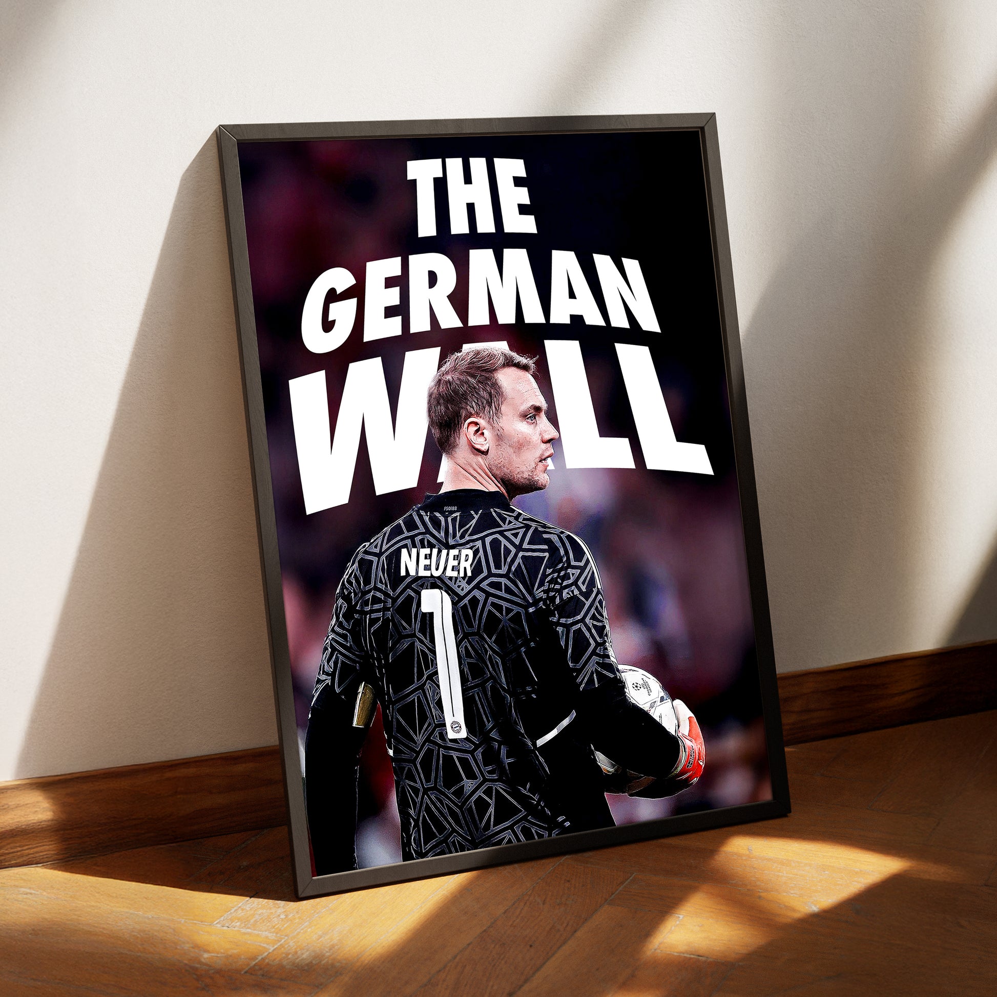Manuel Neuer 'The German Wall' Poster