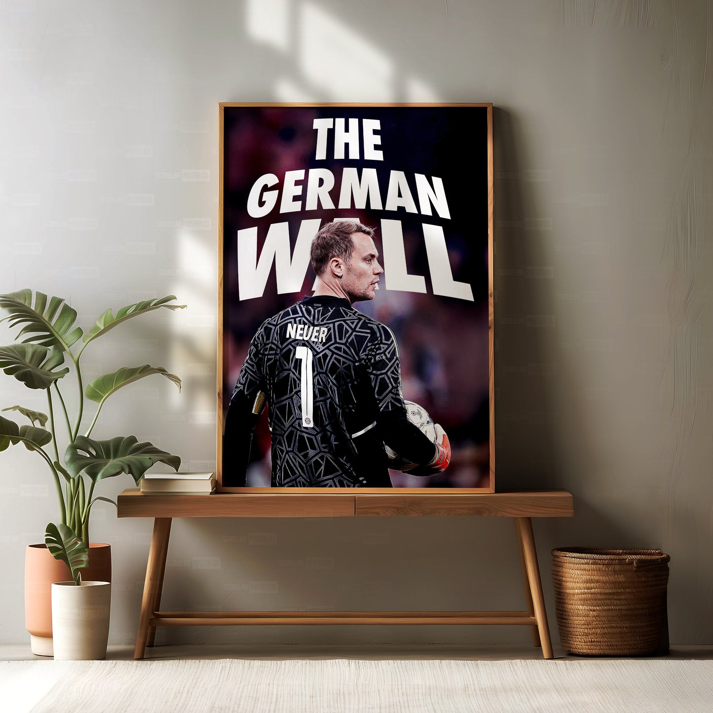 Manuel Neuer 'The German Wall' Poster