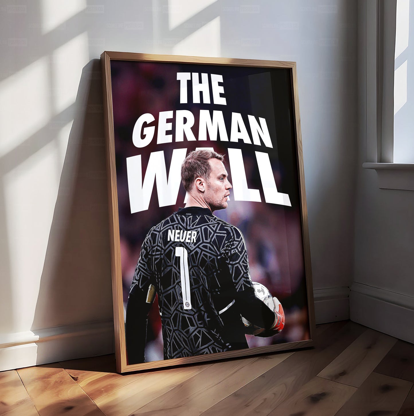 Manuel Neuer 'The German Wall' Poster