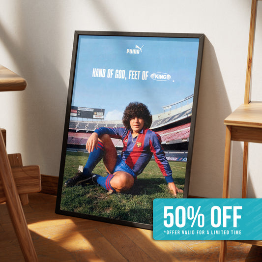 Diego Maradona 'King' Poster