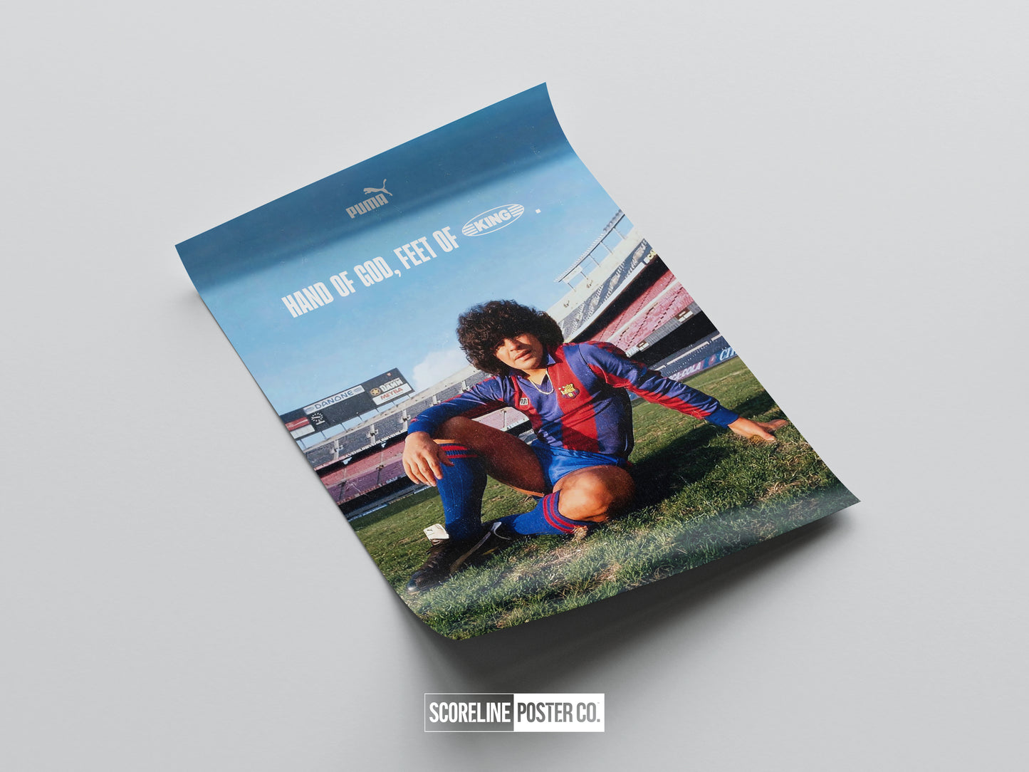 Diego Maradona 'King' Poster