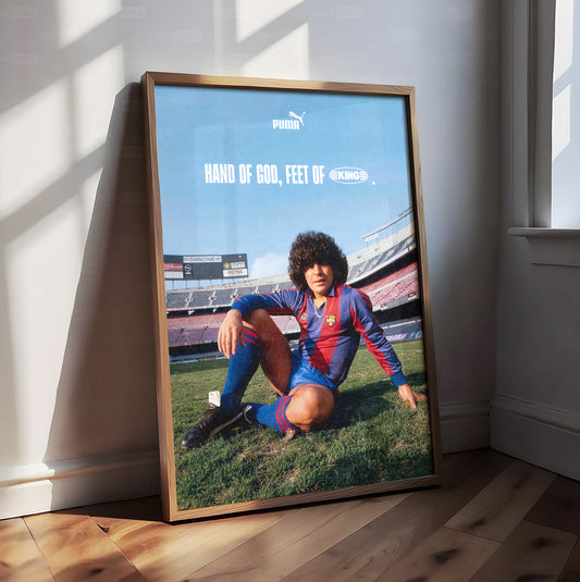 Diego Maradona 'King' Poster