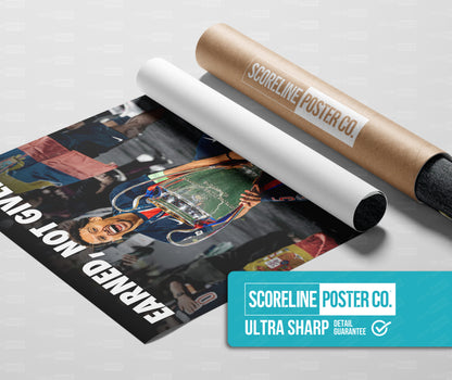Marquinhos 'Earned, Not Given.' Poster