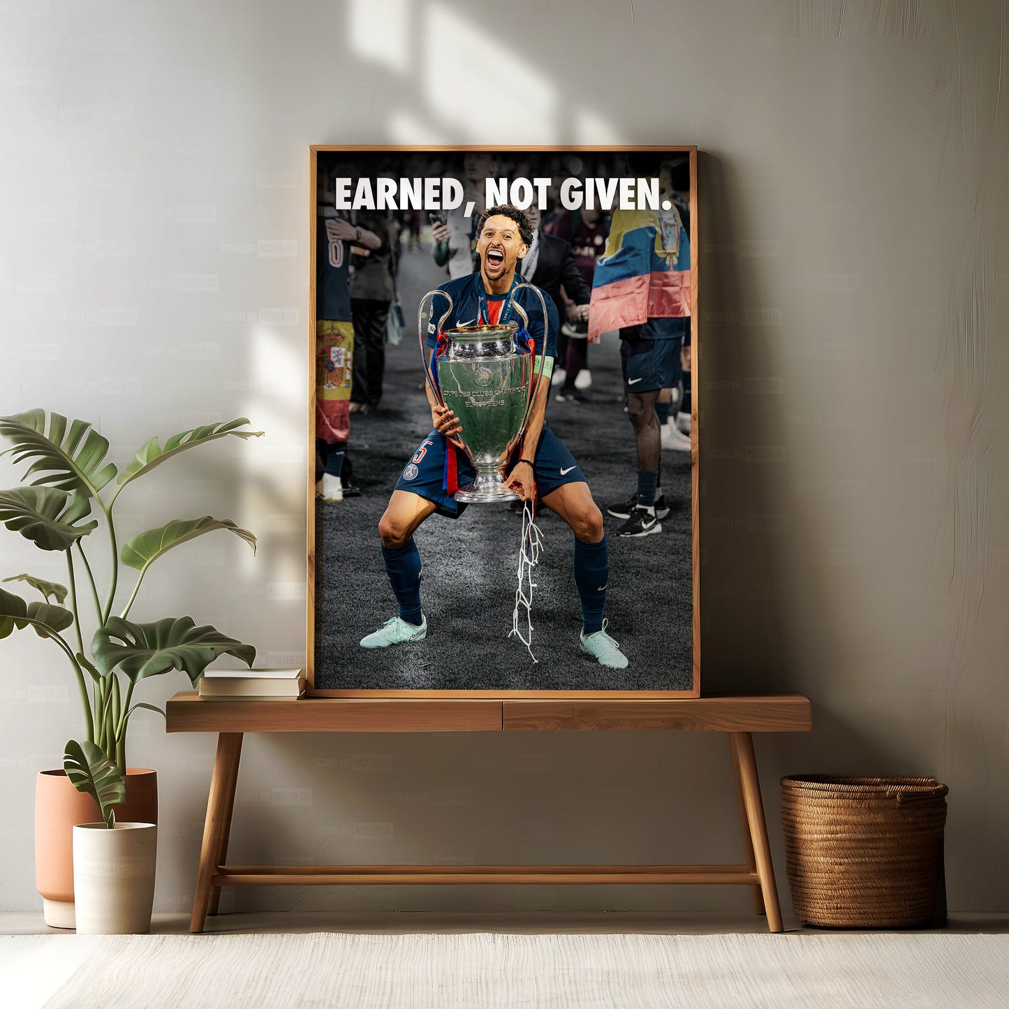 Marquinhos 'Earned, Not Given.' Poster