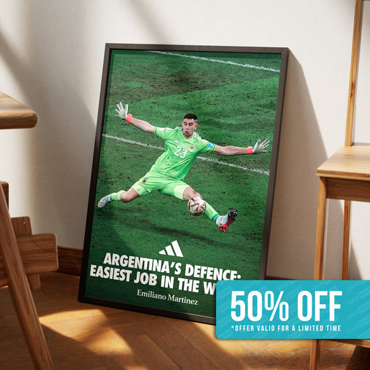 Emiliano Martinez 'Defence' Poster