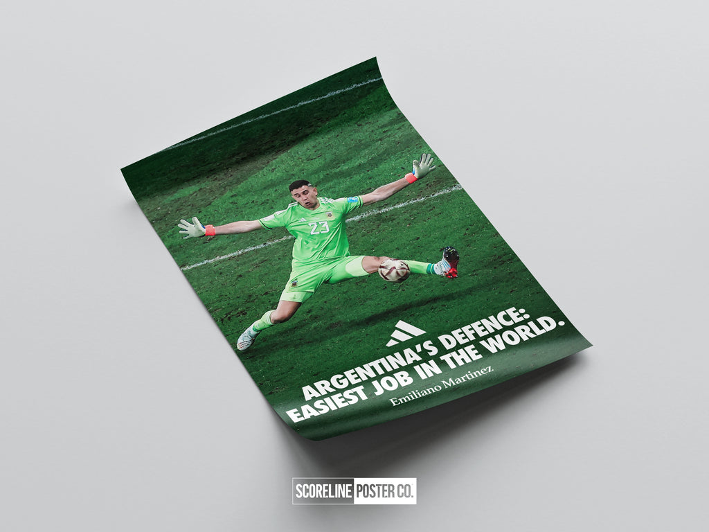Emiliano Martinez 'Defence' Poster