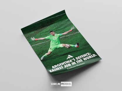 Emiliano Martinez 'Defence' Poster