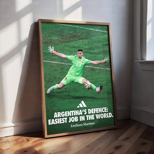 Emiliano Martinez 'Defence' Poster