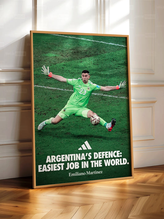Emiliano Martinez 'Defence' Poster