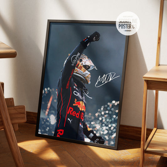Max Verstappen Red Bull F1 Poster