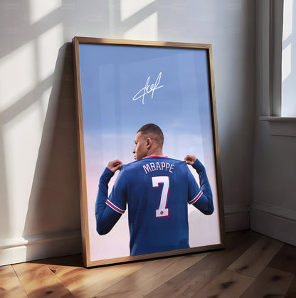 Kylian Mbappe 'Signature' Poster