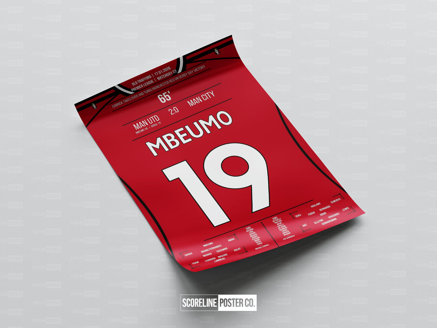 Bryan Mbeumo Shirt Poster