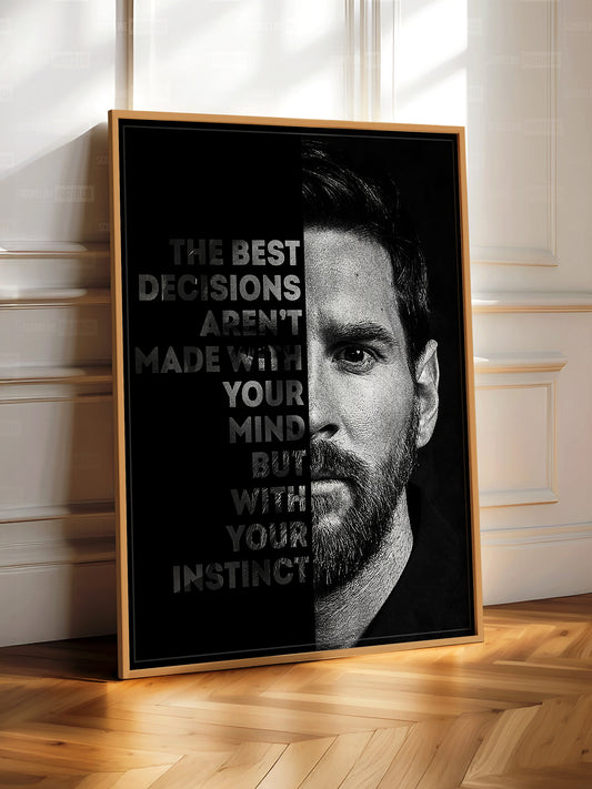 Lionel Messi 'Instinct' Poster