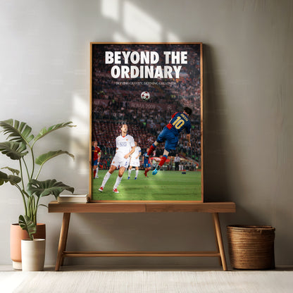 Lionel Messi 'Beyond The Ordinary' Poster