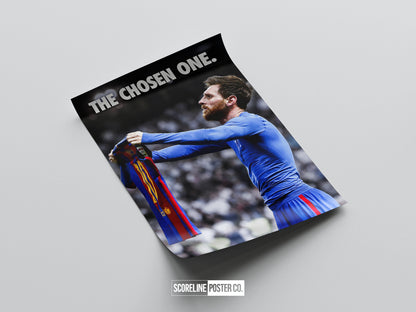 Lionel Messi 'The Chosen One' Poster