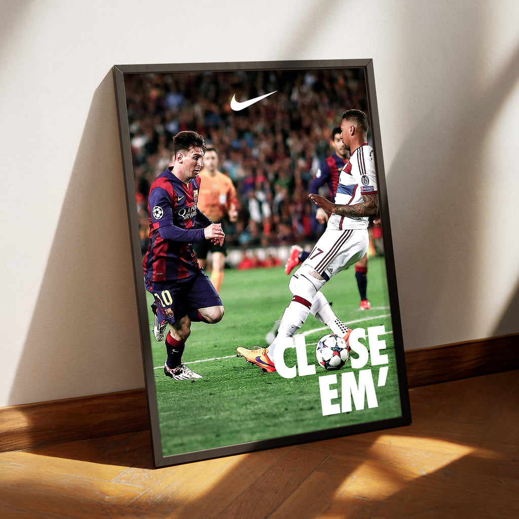 Lionel Messi 'Close Em' Poster