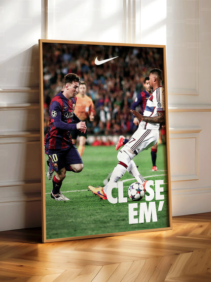 Lionel Messi 'Close Em' Poster