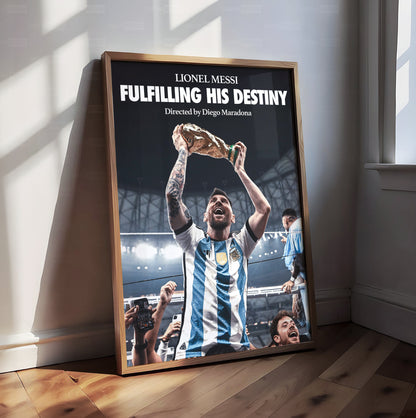 Lionel Messi 'Destiny' Poster