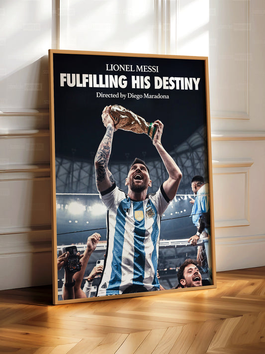 Lionel Messi 'Destiny' Poster