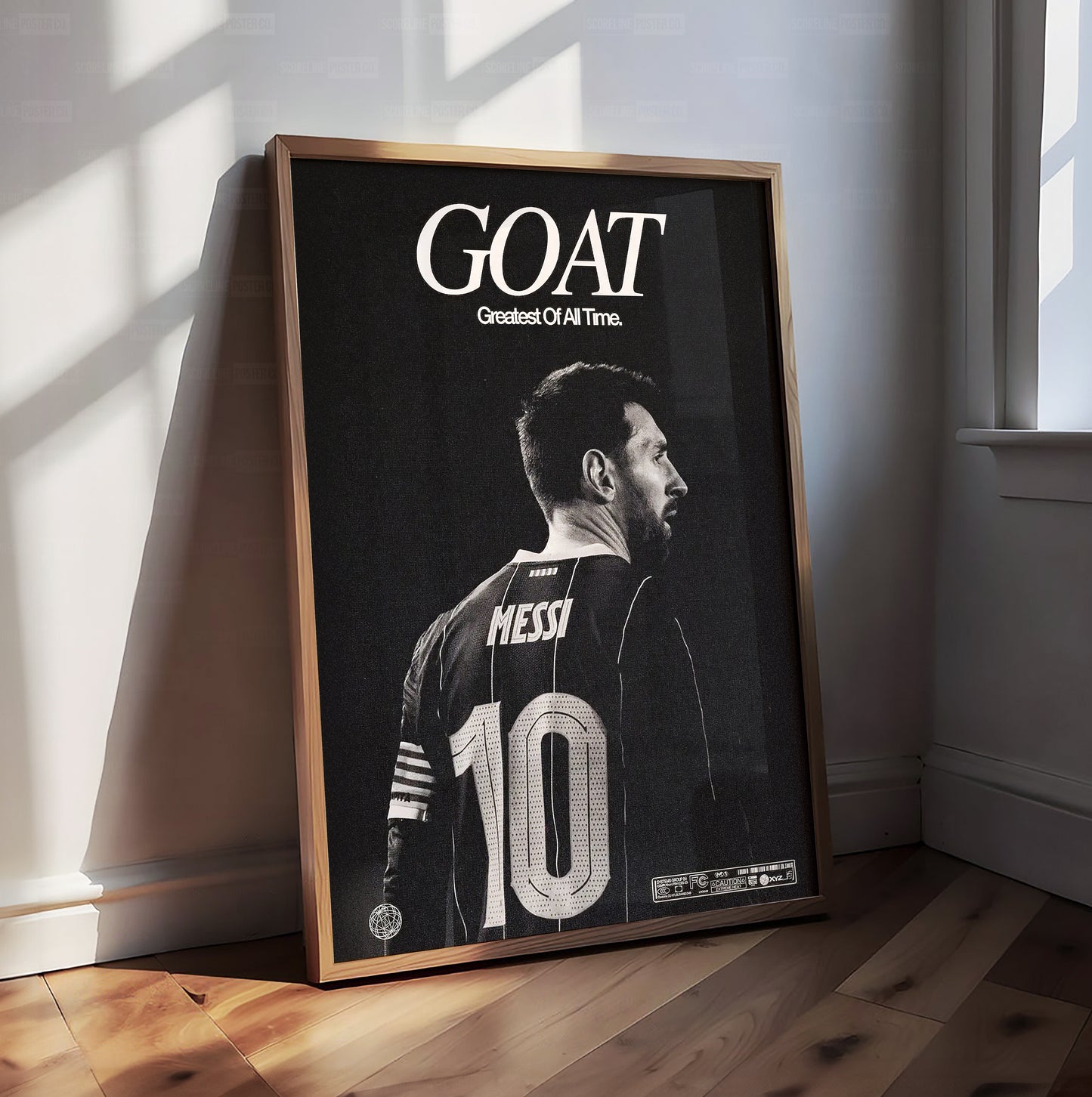 Lionel Messi 'GOAT' Poster