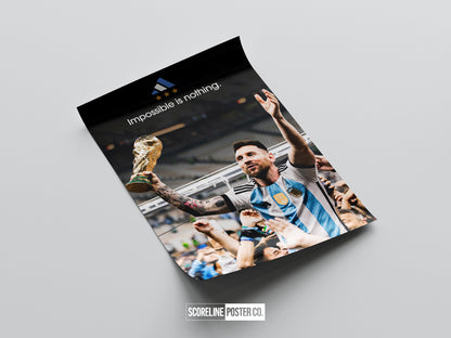 Lionel Messi 'Impossible' Poster
