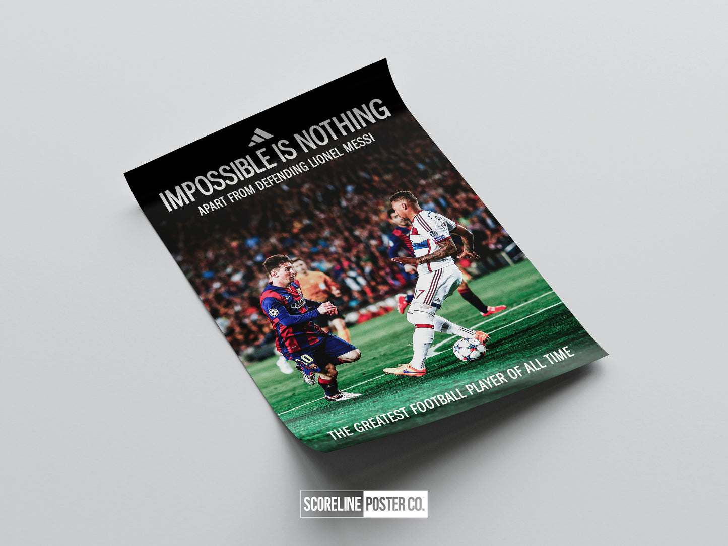 Lionel Messi 'Impossible Is Nothing' Poster