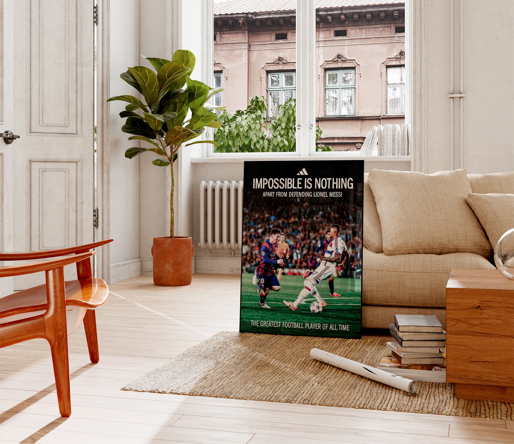 Lionel Messi 'Impossible Is Nothing' Poster