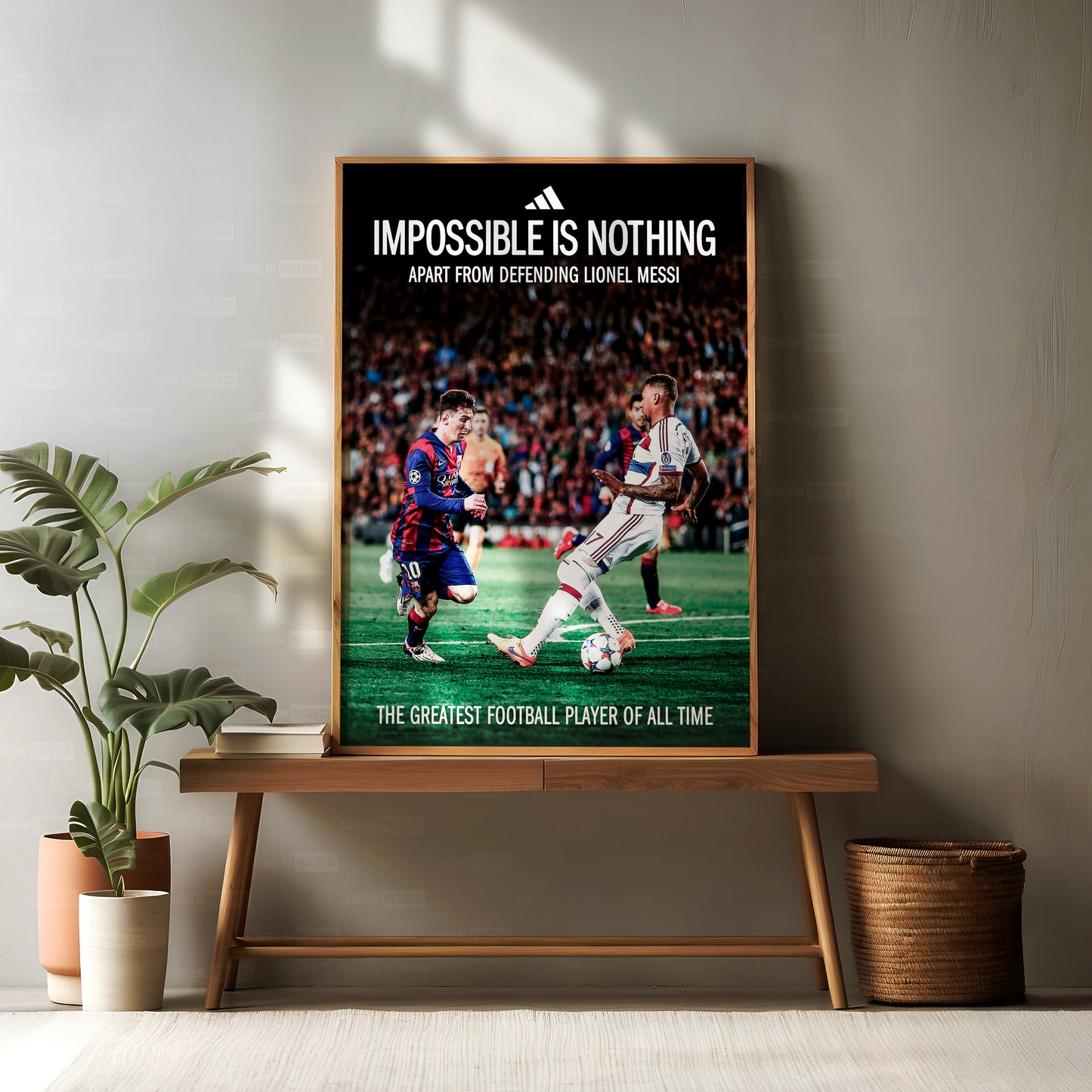 Lionel Messi 'Impossible Is Nothing' Poster