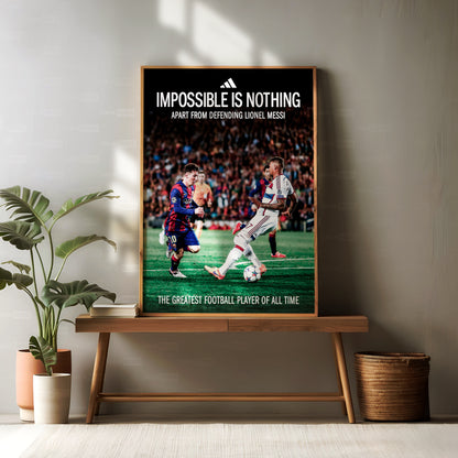 Lionel Messi 'Impossible Is Nothing' Poster