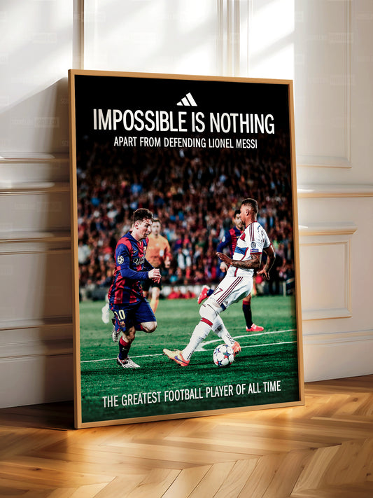 Lionel Messi 'Impossible Is Nothing' Poster