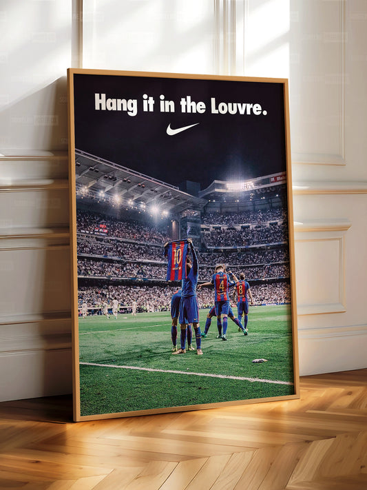 Lionel Messi 'Hang It In The Louvre' Poster