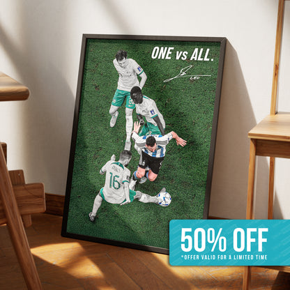 Lionel Messi 'One vs All' Poster