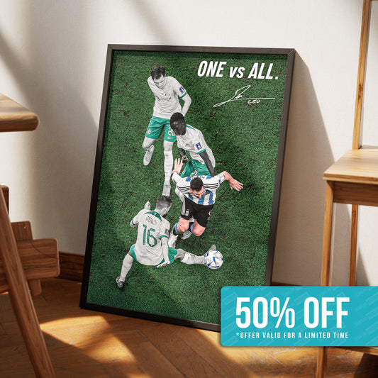 Lionel Messi 'One vs All' Poster