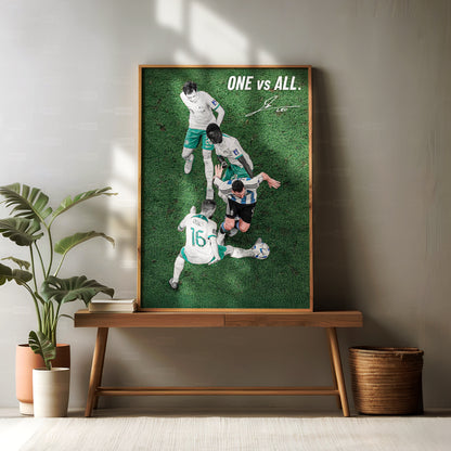 Lionel Messi 'One vs All' Poster