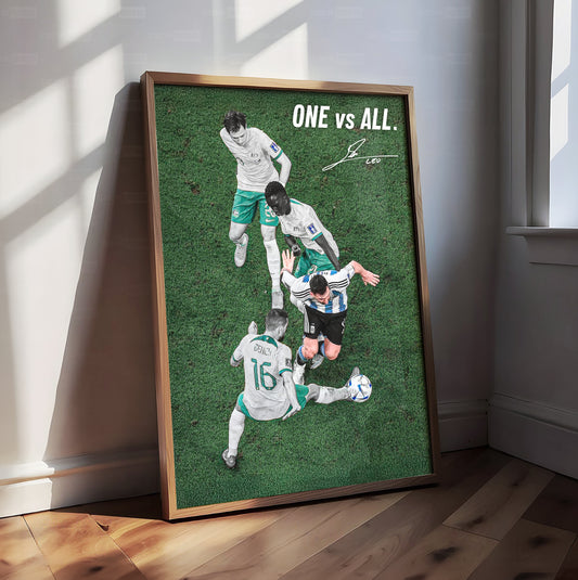 Lionel Messi 'One vs All' Poster