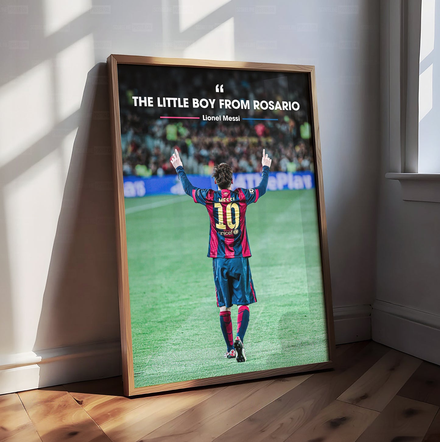 Lionel Messi 'The Little Boy From Rosario' Poster