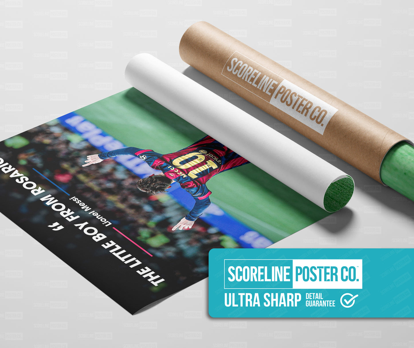 Lionel Messi 'The Little Boy From Rosario' Poster
