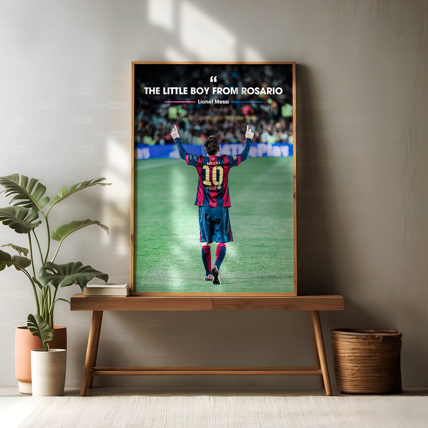 Lionel Messi 'The Little Boy From Rosario' Poster