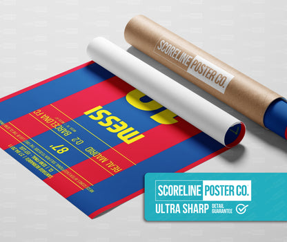 Lionel Messi Shirt Poster